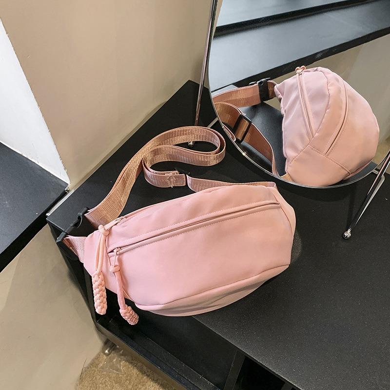 Leichte Canvas kleine Tasche Damen vielseitig Sommer neu einfach Schulter Rucksack Herren Sport Brusttasche Freizeit Umhängetasche