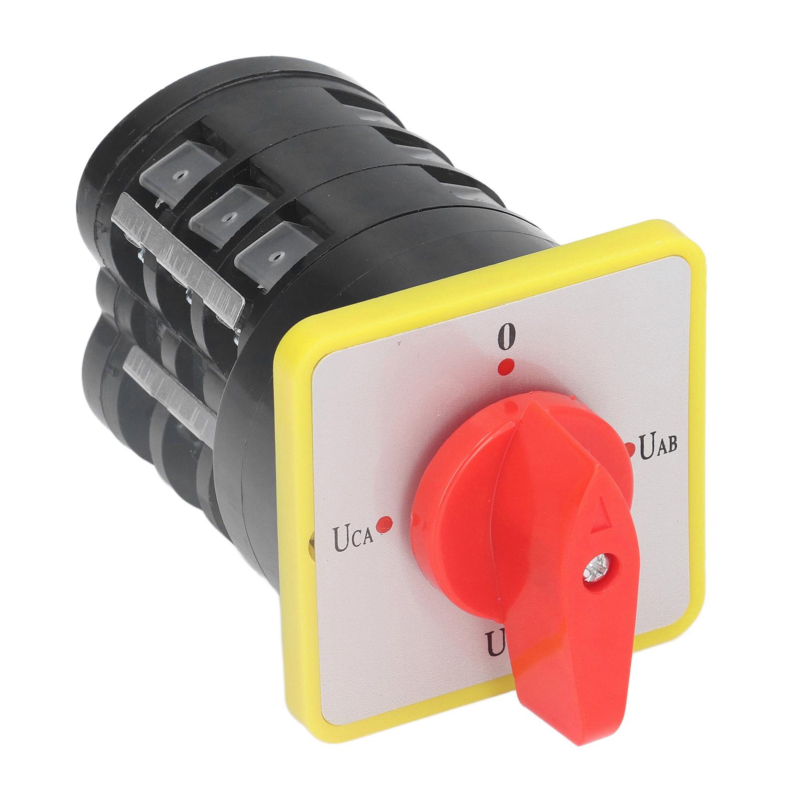 

Перемикач універсальний BERM 2-позиційний поворотний кулачковий селектор Промислове керування 16A AC380V