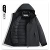 3-in-1 Detachable Waterproof Windproof Hiking Jacket With 90% Down Insulated Liner Men Women Outdoor Trekking Camping