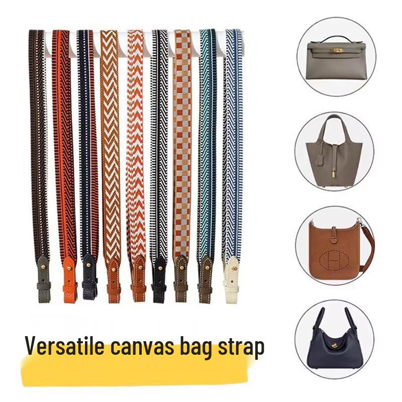 Applicable Evelyn Shoulder Strap: No Buckle Canvas Bag Strap Replacement