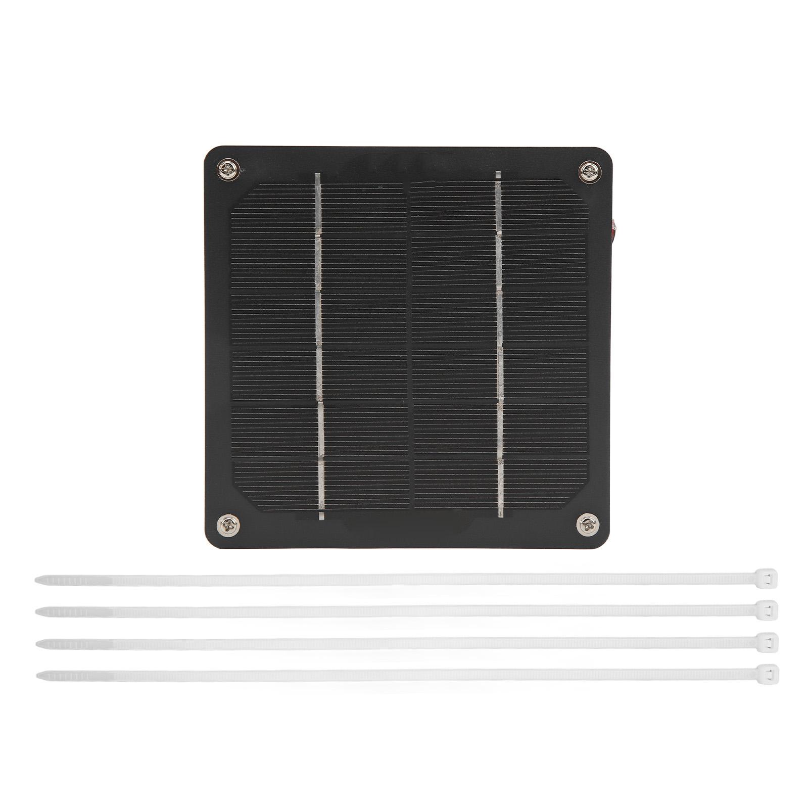 

Вентилятор на солнечной панели Монокристаллический кремний для автодома, яхты, теплиц, домиков для питомцев, курятника, ванной комнаты 5