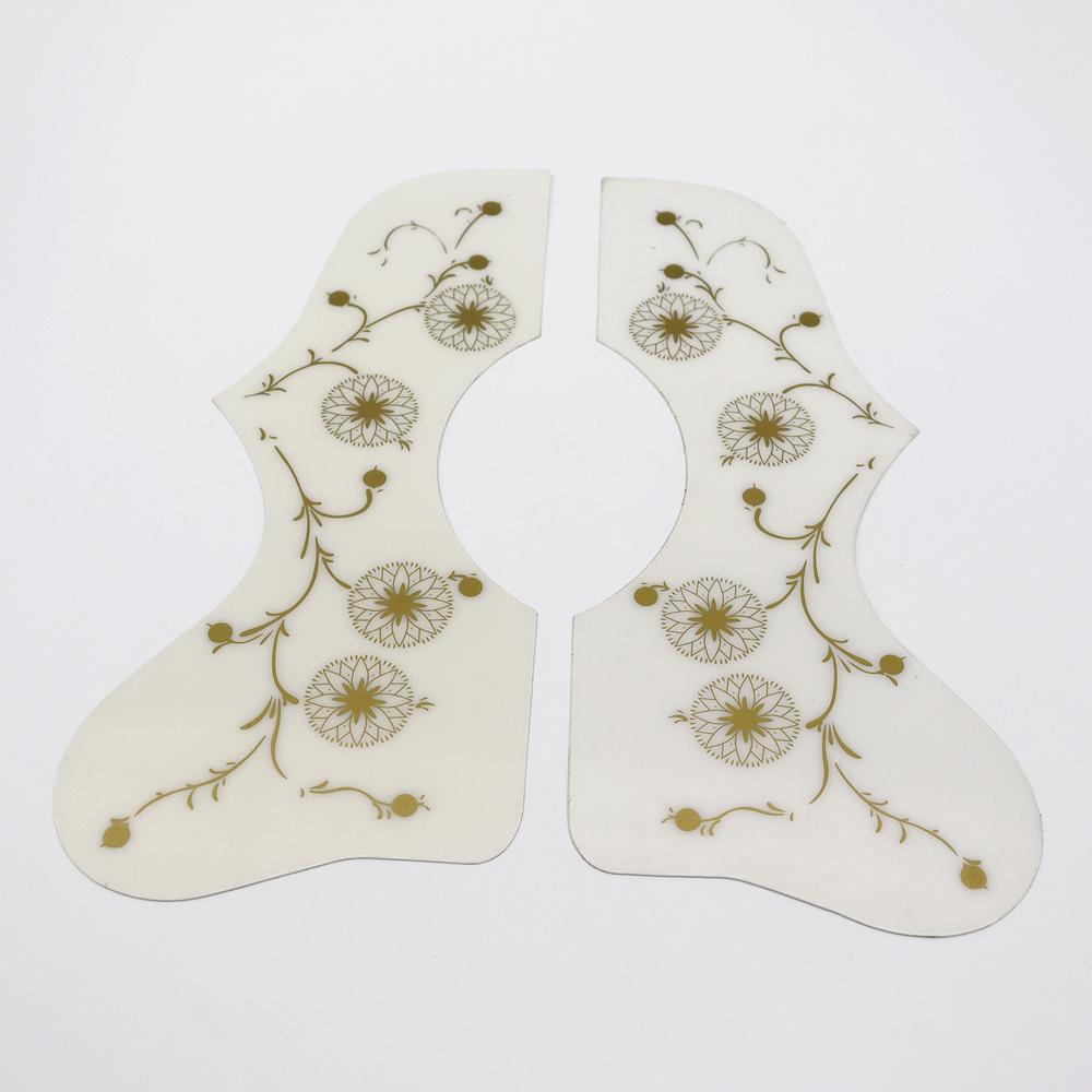 Left And Right Handed Acoustic Guitar Pickguard Pick Guard Anti-Scratch Plate For Ej200 With Gold Flower Bird 4 Colors