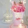 Pink Carnation LED Mood Light Bouquet Parents' Day Teachers' Day Gift for Parents Flower Light