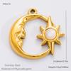 1-5Pcs 18k Real Gold Stainless Steel Charms for Jewelry Making, Bangle, Earring Charms for DIY Necklace Bracelet Jewelry Making