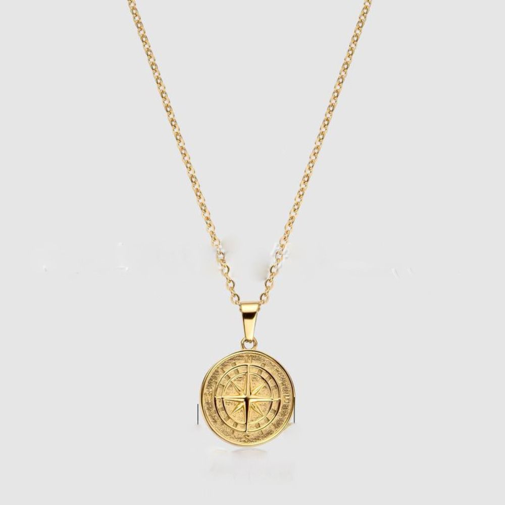 Pendant Vintage Creative Double Layer Cuban Style Choker Man Necklace Wheat Chain Clavicle Chain