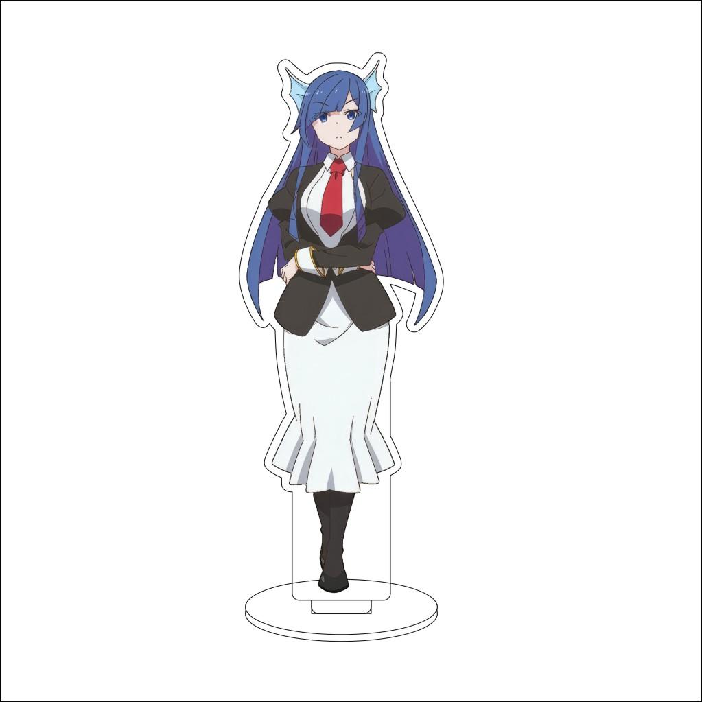 16CM Anime Cosplay Acrylic Stand Ornaments Azusa Falufal Sharula Haruka Flattelude Figure Stand Halloween Gifts