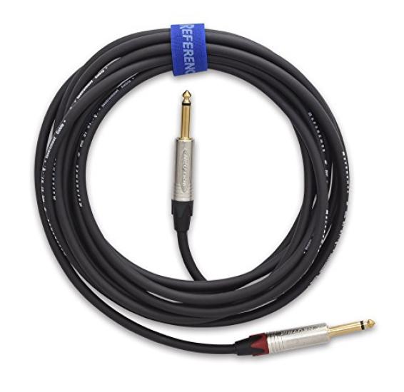 Reference Cables RIC 01 Live Performance Cable, Black, Straight-to-Straight, 3m