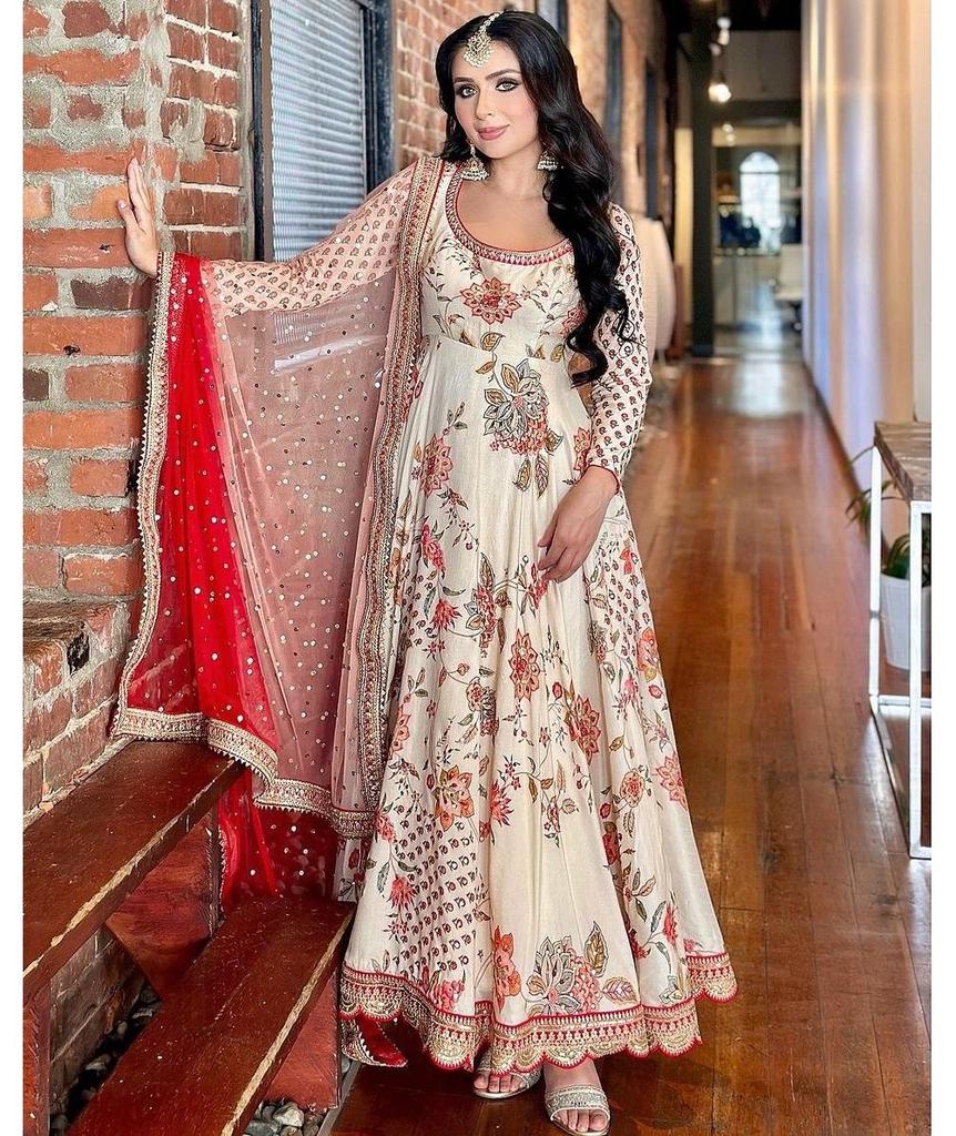 Indischer pakistanischer Anarkali Salwar Anzug Salwar Kameez Frauen Bollywood Party Wear Ethno