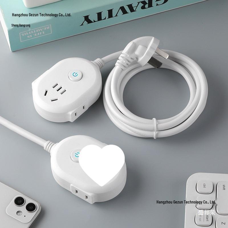 Multi-Socket Power Strip Extension Cord with Switch