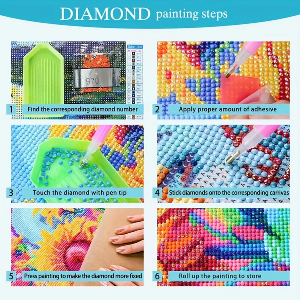 Peacock Gemstone Diamond Painting Art Piece Set, 5D DIY Round Rhinestone Cross Stitch Crafts and Crafts Decorative Mural Gifts