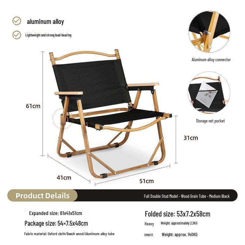 Kermit Outdoor Folding Aluminum Alloy Camping Chair