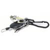 Multifunctional Carabiner for Key Ring Clip for Titanium Plating for Key Chain Holder Bottle Opener for Home, Office, Ca