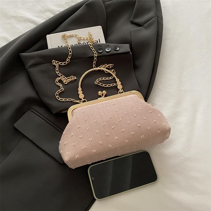 This Year's Popular Bag Women's Messenger Bag 2025 New Trendy Fashion Textured Shoulder Bag Autumn High-end Small Square Bag