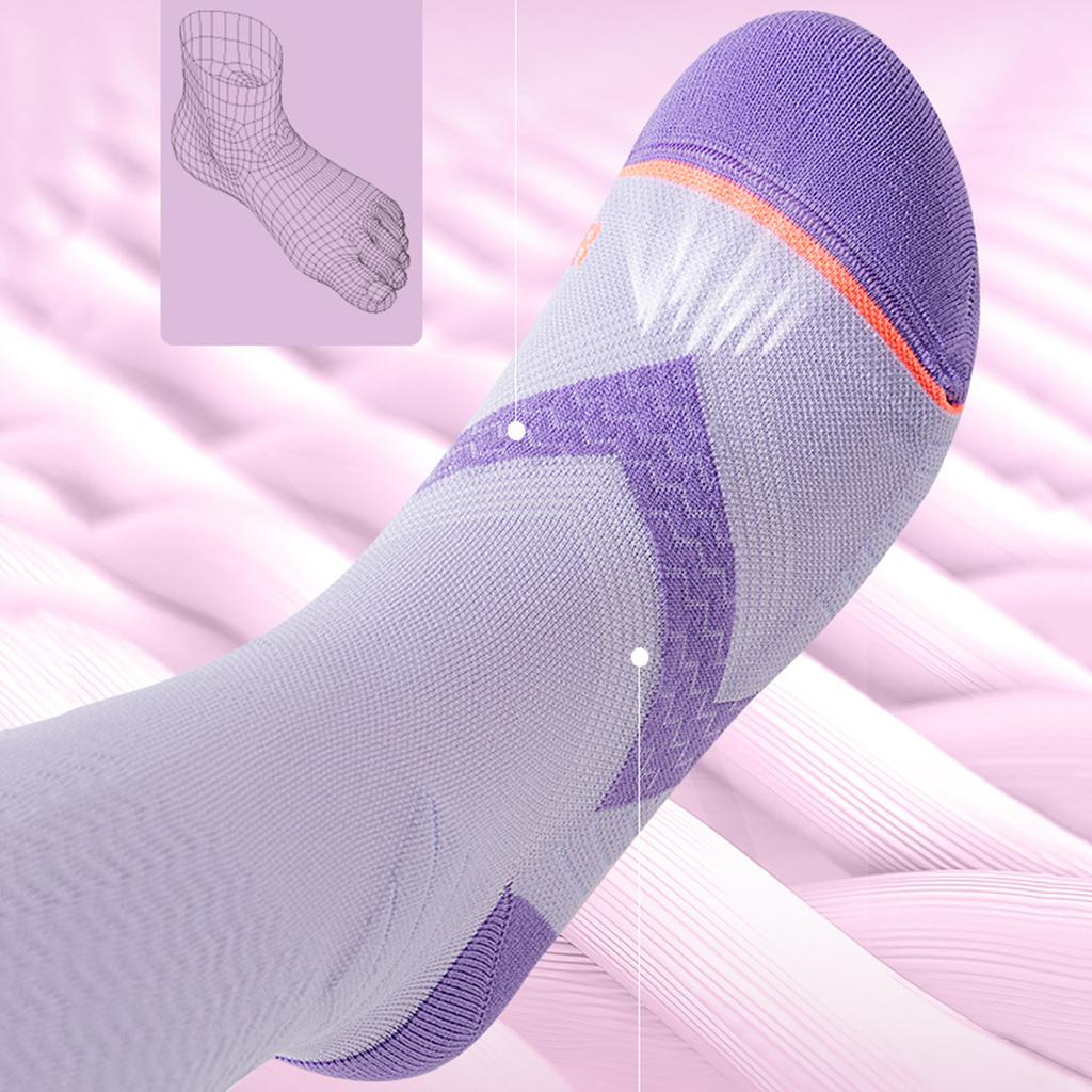 Women's High Pressure Calf Socks Thin Breathable Towel Bottom Rope Skipping Sports Socks