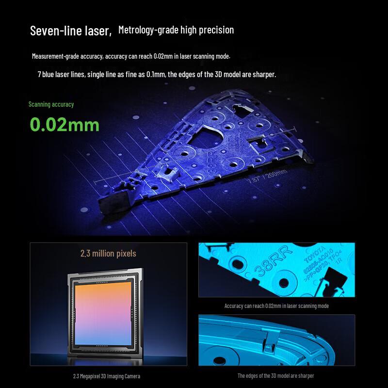 Creality 3D CR-Scan Raptor SE Portable Handheld 3D Scanner