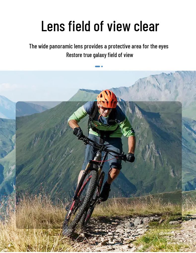 Hochauflösender transparenter Anti-Tröpfchen-Gesichtsschutz mit staubdichter Reitbrille 968