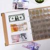 45 Pages Large Capacity Coins Collecting Album Empty Commemorative Badge Coins Paper Money Banknote Storage Holder Scrapbook