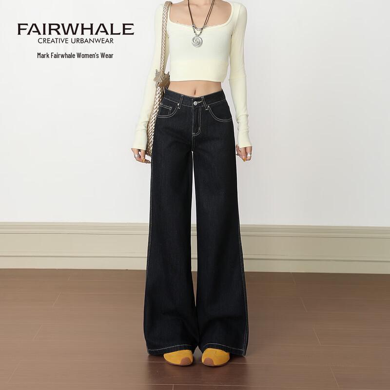 

Mark Fairwhale Women s High-Waist Loose Bootcut Jeans XL