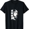 Cyberpunk Anime Mädchen XIV (Schwarz und weiß) T-Shirt