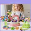 Handcraft Flower Press Kit With Flashing Lights And Music For Kid Creative Craft Projects