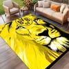 Borussia Dortmund Print Rug, Washable Floor Carpet, For Entryway Dorm Laundry Room Office Study, Home Decor Birthday Christmas Gift