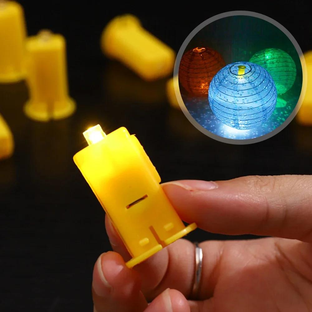 LED Paper Lantern Wicks Lantern Balloons LED Light Electronic Battery Operated Miniature Lights Wedding Party Decoration