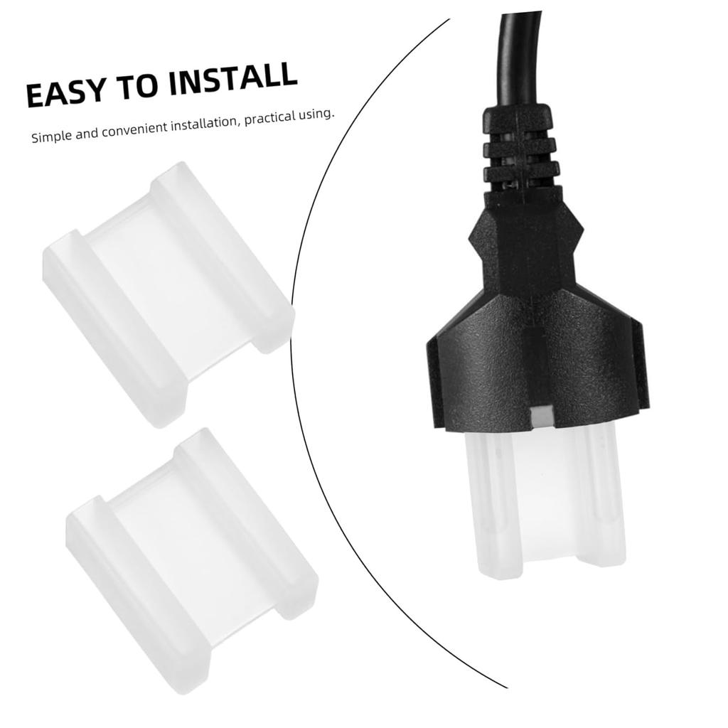100pcs Plug Cap Protector Power Plug Safety Cover Water Resistant Design Sturdy Plastic Outlet Plug Cover for Easy Use