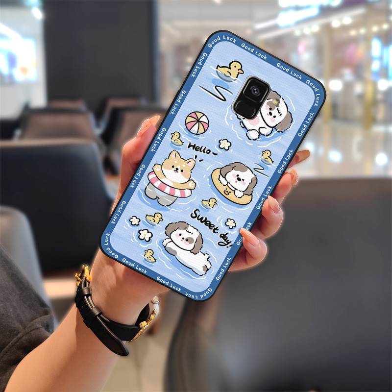 Silicone Soft Case Phone Case For Samsung Galaxy A8 Plus 2018/A8+ 2018/SM-A730F Anti-knock Back Cover Waterproof TPU
