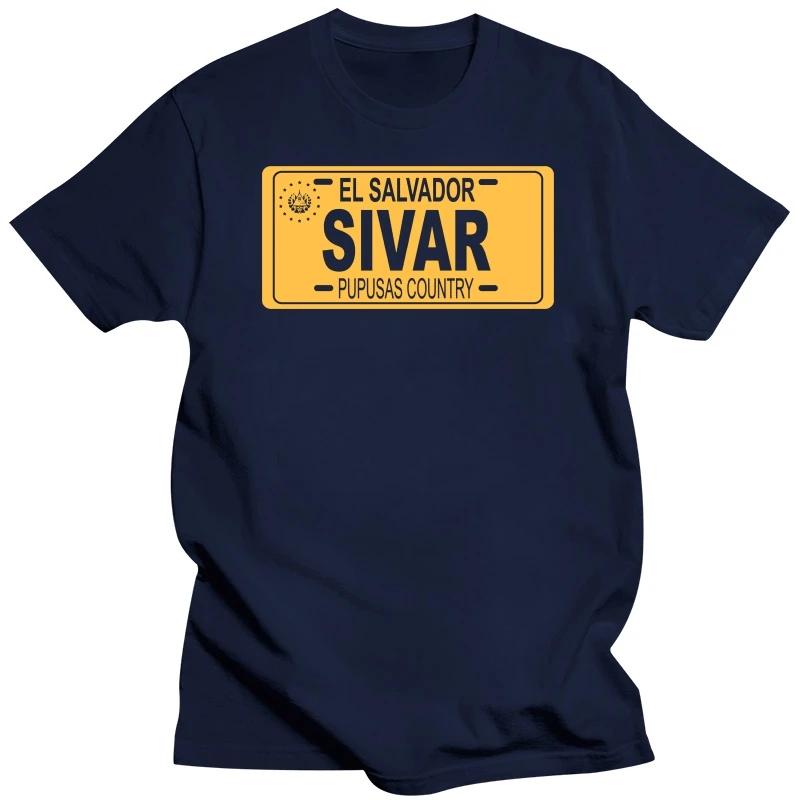 El Salvador Pupusas Country T-Shirt Full Size S To S-5XL Hot New Orange Shirts for Women Made in The Us 100% Cotton Grey Brand