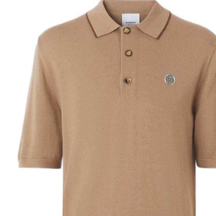 Burberry FW22 Polo Shirt Men's Warm Peach 80419171