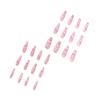 Rosenfarbene passende Linien Aufklebenägel Falsche Nägel Nagelkunst-Patch Nagelkunstprodukte tragen Direkte Lieferung