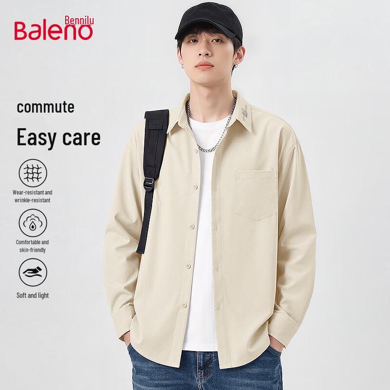Baleno Men s Printed Long-Sleeve Casual Shirt 3XL