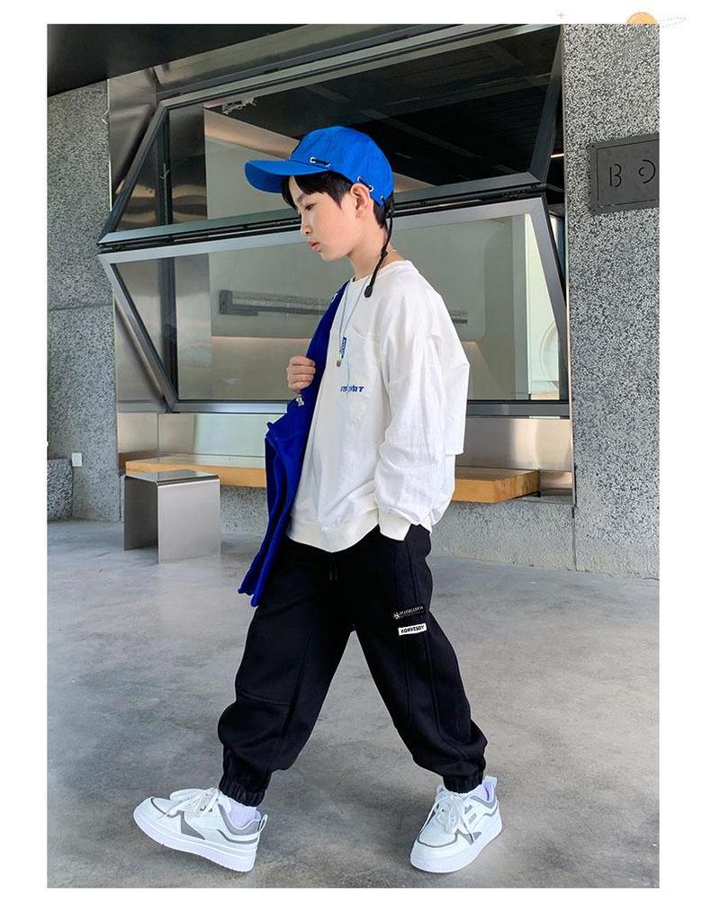 Velvet-Lined Boys' Winter Sweatpants - New Style for Kids