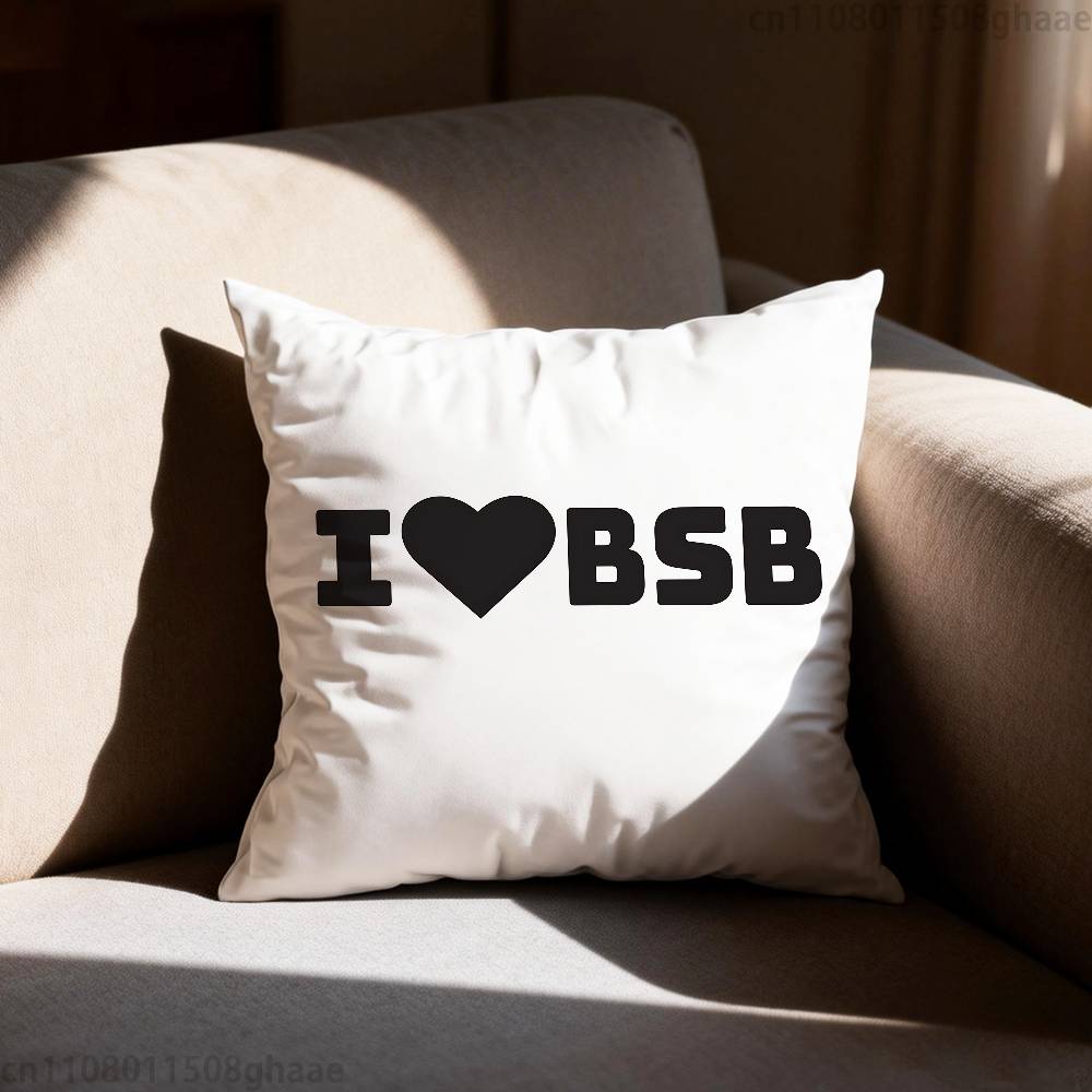Band BBackstreet BBoys Pillow Case Square DoubleSided Printing Short Plush Sofa Cushion Cover Bedroom Bedside Pillow