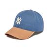 MLB Cotton Baseball Caps Unisex Blue/Khaki Fashion 3ACPD023N50SAL