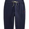 Polo Ralph Lauren Ss23 Solid Color Logo Embroidered Drawstring Cuffed Knit Sweatpants Men Bottoms Blue MNPOPNT1BQ20053-410