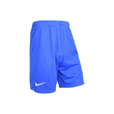 Logo Print Solid Color Elastic Waist Football Shorts Men Shorts Blue AR4505-480