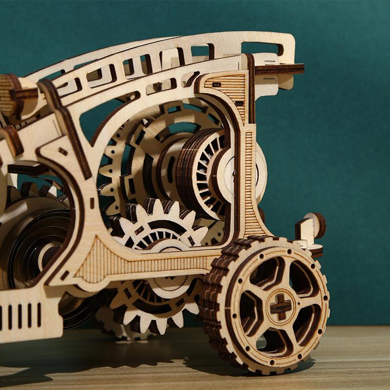 3D Off-road Cars Wooden Puzzles Toys Kids Constructions Blocks Kits Model Decoration Desk To Build for Adults DIY Handmade Craft