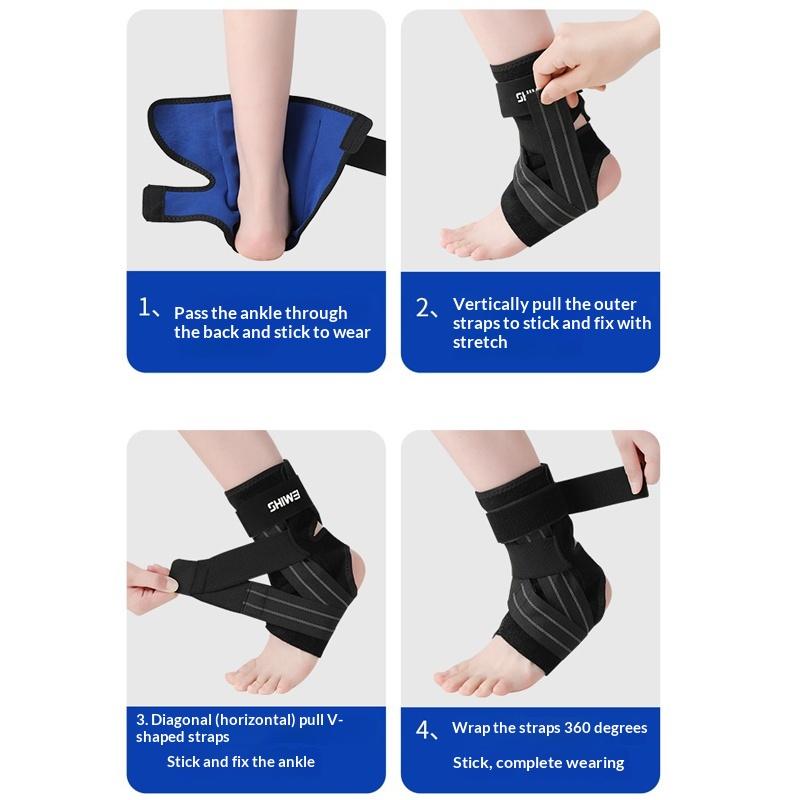 1 Pcs Adjustable Ankle Support Compression Ankle Brace Prevents Ankle Sprains For Running Soccer Basketball Bandage Ankle Strap