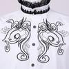 2023 New European and American Spring and Autumn Men's Renaissance Clothing Shirt Medieval Steampunk Gentleman's Top Layered Wear