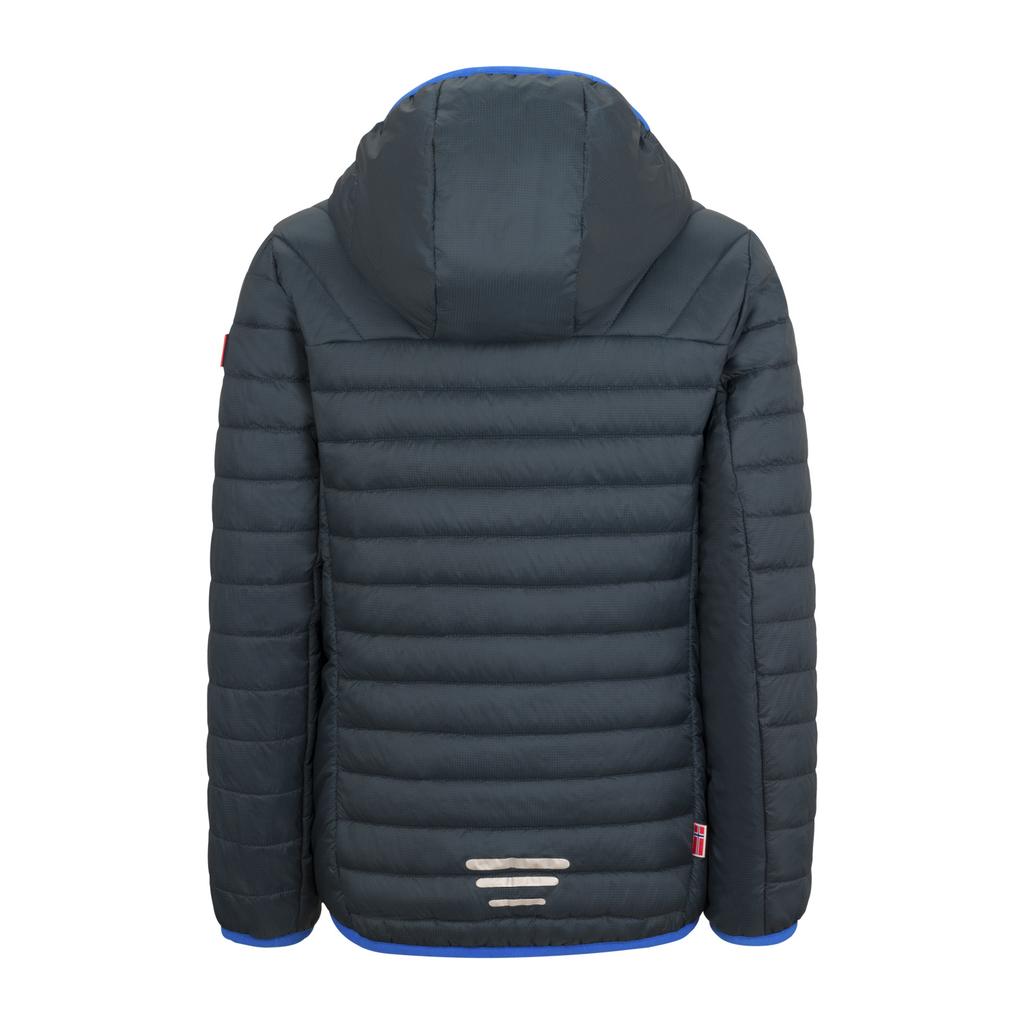 Kurtka ultralekka przejściowa dziecięca dla chłopca/dziewczynki Trollkids Kids Eikefjord Jacket dark navy/cobalt blue (463-110) 116