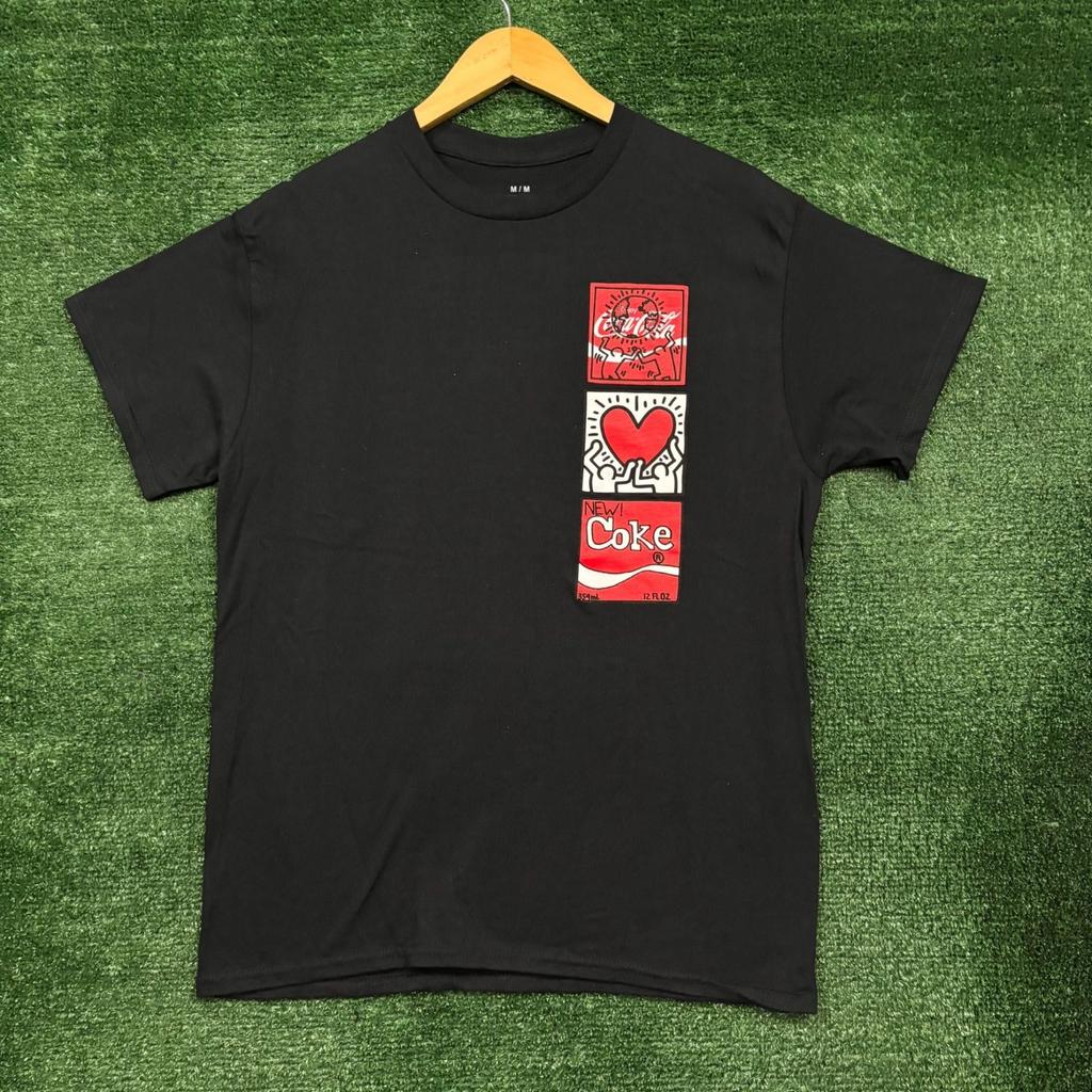 Enjoy Coca-Cola X Keith Haring Pop Art T-Shirt Size Medium