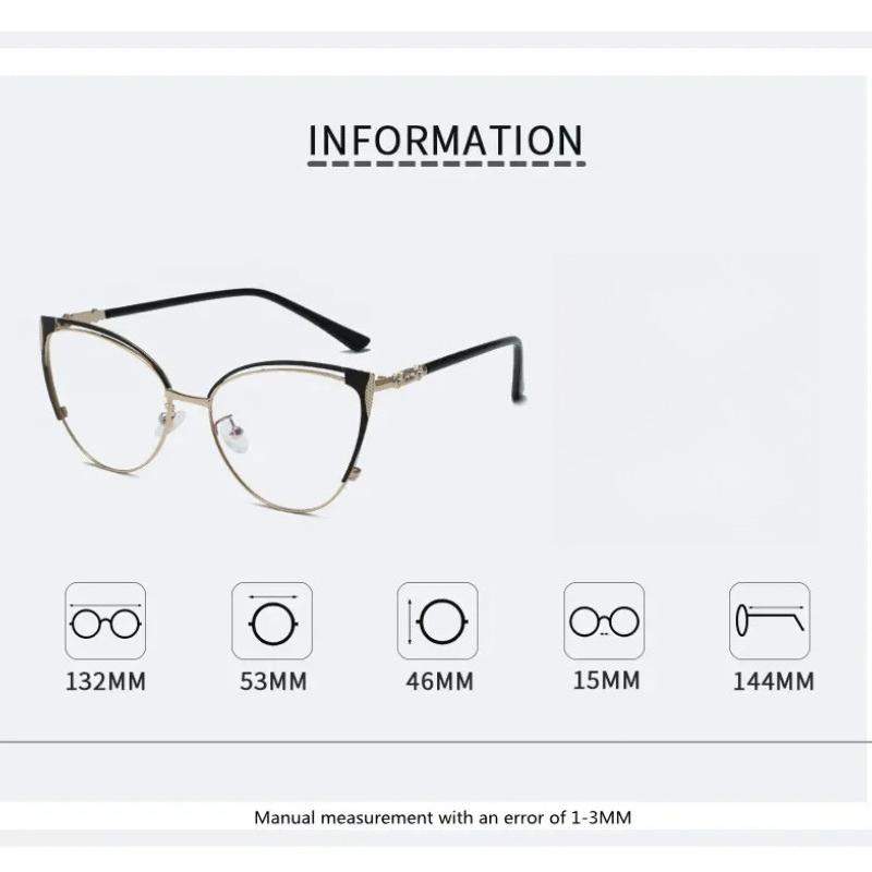 Retro Design Lady Cat Eye Glasses Frame Anti Blue Light Computer Goggles Women Fashion Eyewear Gafas Mujer Anti Luz Azul