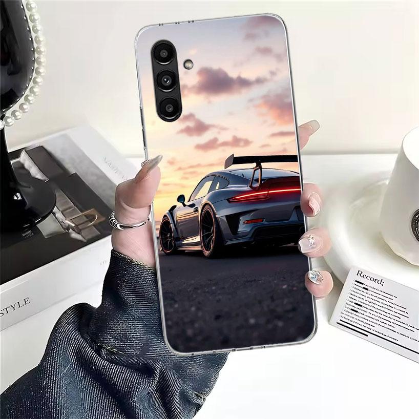 Sports Car 911 Phone Case For Samsung Galaxy A13 A14 A15 A16 A17 A53 A54 A55 A56 A57 A33 A34 A35 A36 A37 A23 A24 A25 A26 Galaxy