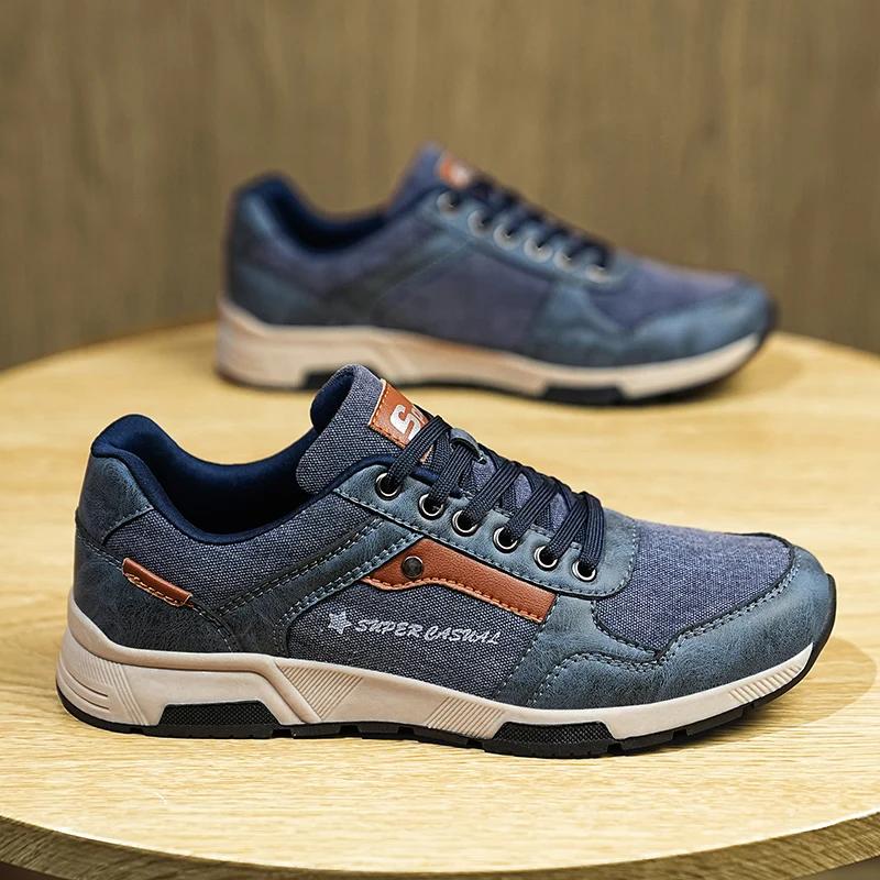 Fashion Men's Shoes Spring Autumn Fashion Solid Color Casual Sneakers for Men Comfortable Soft Sole Running Shoes Outdoor Sport Shoe Man