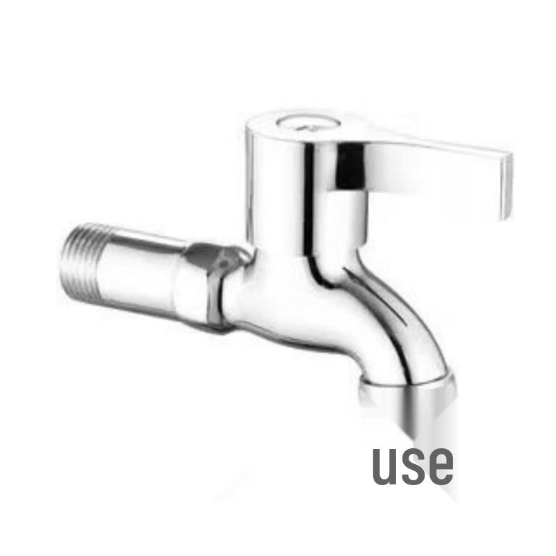 TLXT Wall-Mounted Brass Cold Water Mop Sink & Washing Machine Tap