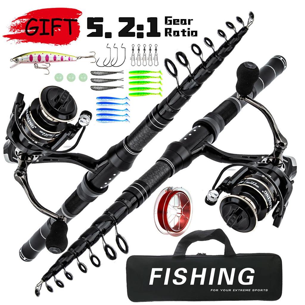 Carbon Sea Fishing Rod Set for Long Cast and Boat Fishing