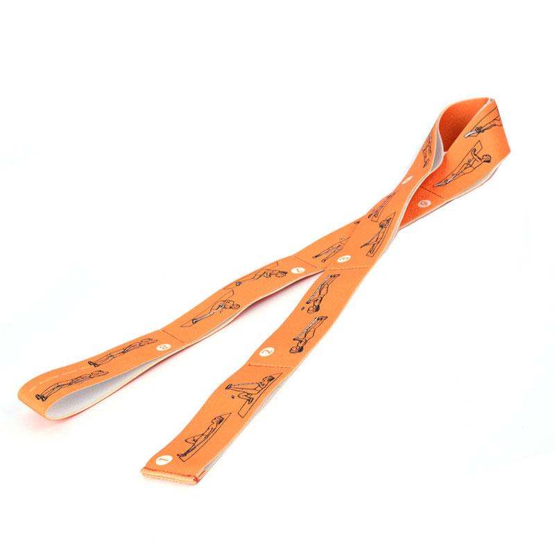 Yoga Pull Strap Belt Polyester Latex Elastic Latin Dance Stretching Band Loop Yoga Pilates GYM Fitness Exercise Resistance Bands