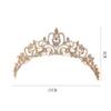 Crown Zinc Zinc Alloy  Crown Wedding Jewelry Bridal Crown Korean Style Bridal Headwear Women Tiara