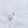 Hengyuanxiang Men's Chinese Style Linen Knot Button Long Sleeve Shirt